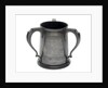 Pewter tankard won at the RNAV cutter race, 1890 by James Dixon & Sons