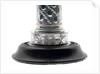 One of a pair of matching Sheffield plate candlesticks commemorating the victories of Admirals Richard Howe, John Jervis, Adam Duncan and Horatio Nelson by unknown