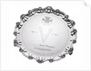 Silver salver presented to Vice-Admiral Jerzy Swirski by unknown