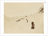 Sledging party rounding Cape Rawson by George White
