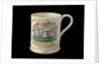Orange lustre mug by unknown
