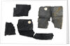 Fabric fragments by unknown