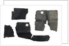 Fabric fragments by unknown