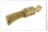 A whalebone-handled brush, possibly a shaving brush by unknown