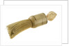 A whalebone-handled brush, possibly a shaving brush by unknown