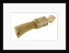 A whalebone-handled brush, possibly a shaving brush by unknown