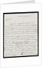 Letter from the Sandwich Papers by unknown