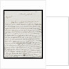 Letter from the Sandwich Papers by unknown