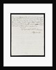 Letter from the Sandwich Papers by unknown