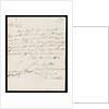Letter from the Sandwich Papers by unknown