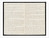 Letter from the Sandwich Papers by unknown
