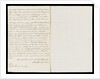 Letter from the Sandwich Papers by unknown