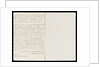 Letter from the Sandwich Papers by unknown