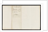 Letter from the Sandwich Papers by unknown