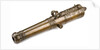 Brass smoothbore muzzle loading gun by C. Ouderogge