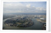 Aerial view of Isle of Dogs and river Thames, London by National Maritime Museum