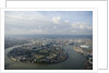 Aerial view of Isle of Dogs and river Thames, London by National Maritime Museum