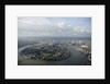 Aerial view of Isle of Dogs and river Thames, London by National Maritime Museum