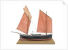 A full hull model of the mackerel driver 'Ebenezer' (1867) by Max T. Davey