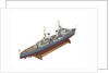 Full hull exhibition model of  cruiser HMS 'Argonaut' (1941) by M.A. Batchelor