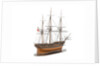 Model of a warship (1800); French; Frigate; 44-46 guns by unknown