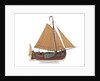 Model of a Dutch sailing cargo botter by unknown