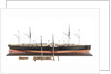 Painted model of 'Great Eastern' (1858) by unknown
