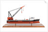 Thor (1974); Service vessel; Derrick barge by Robert Seaton Association Limited