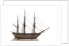 French 52-gun frigate 'Sirene' (1823) by unknown