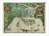 Map of Santo Domingo by Baptista Boazio