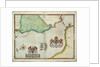 Map of 'The pursuit to Calais, 4 - 6 August 1588' by Robert Adams; Augustine Ryther