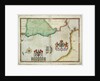 Map of 'The pursuit to Calais, 4 - 6 August 1588' by Robert Adams; Augustine Ryther