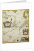 A new mappe of the sea coasts of England, France and Holland, wherein the English names, situation, point of the compass, and distance of the several ports, harbours, havens, creeks, sands. by John Seller