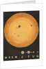 A wall hanging of the Sun, 3 feet in diameter and comparative size of planets by Working Men's Educational Union