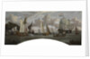 Ships on the River Ij in front of the Tollhouse near Amsterdam (before conservation in 2008) by Abraham Storck