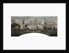 Ships on the River Ij in front of the Tollhouse near Amsterdam (before conservation in 2008) by Abraham Storck