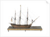 Warship (Fr, circa 1800) by unknown