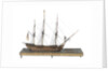 Warship (Fr, circa 1800) by unknown