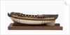 Model of a warship (1757); frigate fifth rate, 32 guns by unknown