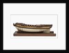 Model of a warship (1757); frigate fifth rate, 32 guns by unknown