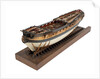 Model of a warship (1757); frigate fifth rate, 32 guns by unknown