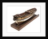 Model of a warship (1757); frigate fifth rate, 32 guns by unknown