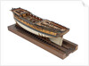 Model of a warship (1757); frigate fifth rate, 32 guns by unknown