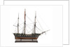 Sloop and sixth rate warship HMS 'Actaeon' (1831) 28 Guns by unknown