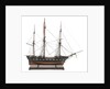 Sloop and sixth rate warship HMS 'Actaeon' (1831) 28 Guns by unknown