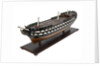 Second rate warship, 80 guns by unknown