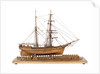 Full hull model of 'Leon' (1880) starboard view, broadside by Harold A. Underhill