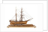 Full hull model of 'Leon' (1880) starboard view, broadside by Harold A. Underhill