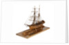 Full hull model of 'Leon' (1880) port three quarter view by Harold A. Underhill