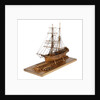 Full hull model of 'Leon' (1880) port three quarter view by Harold A. Underhill